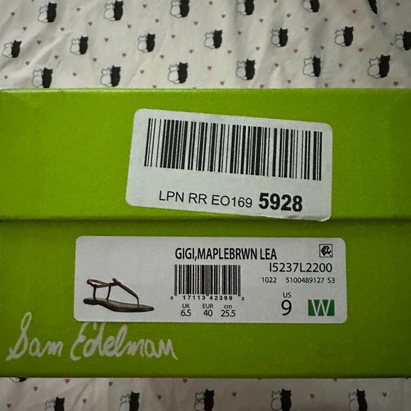 Sam Edelman Gigi Leather Sandals - Picture 7 of 7